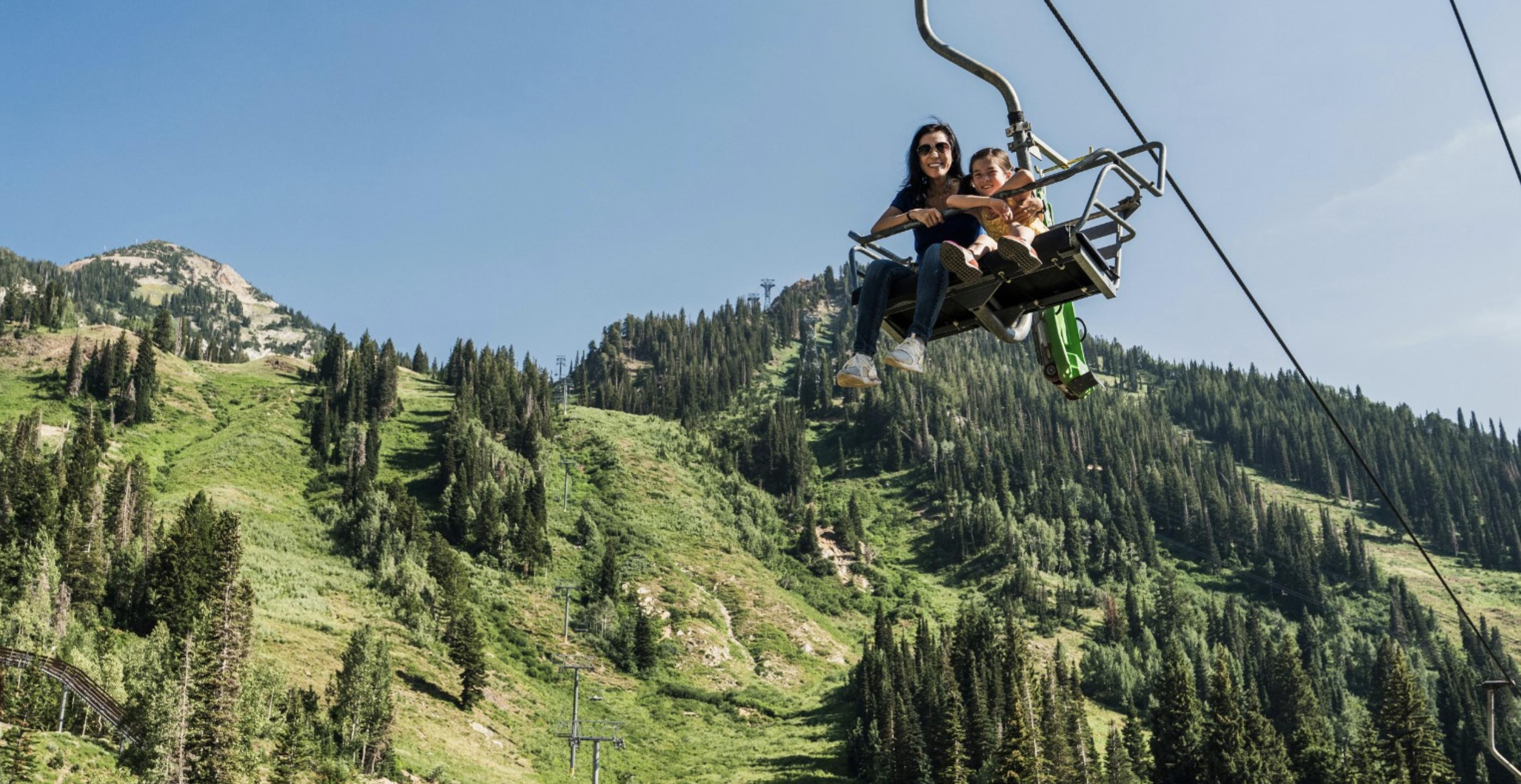 Beat the heat with a Utah ski resort scenic lift ride