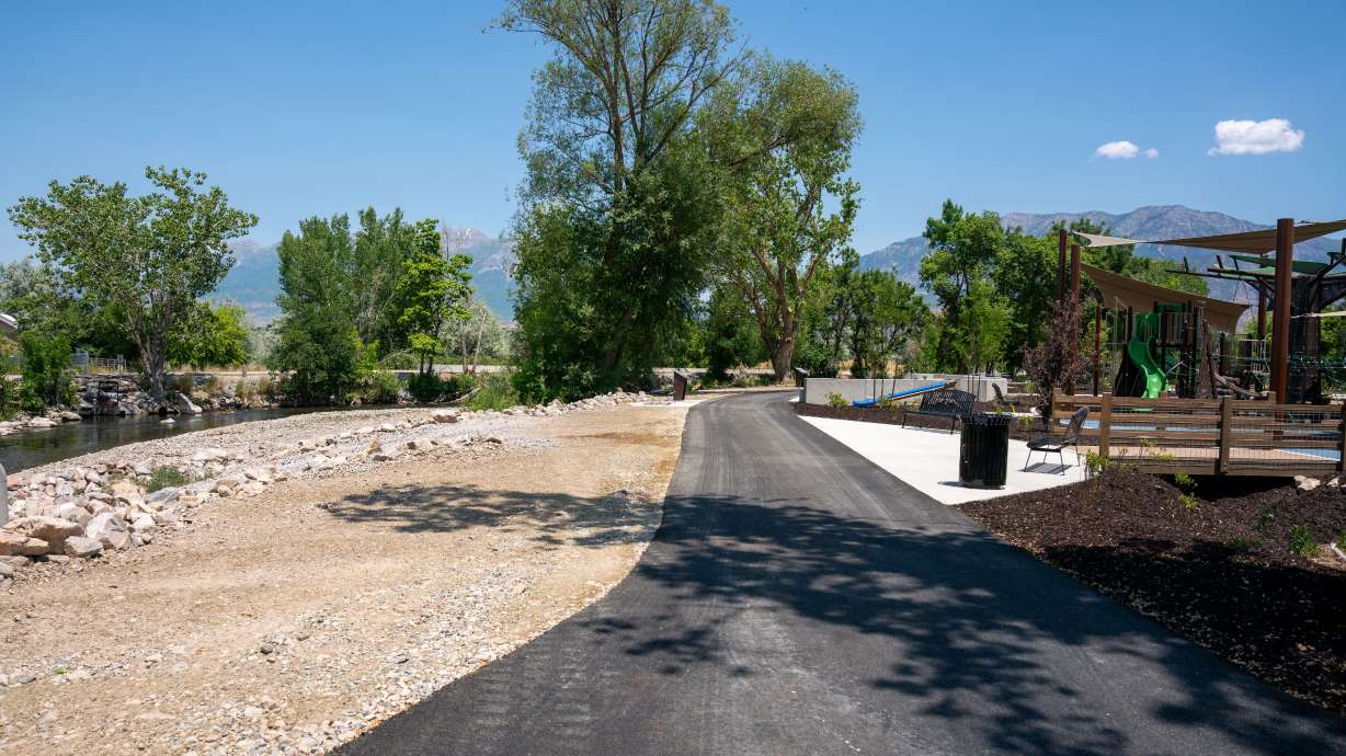 Provo hosted a grand opening for the Delta Gateway Park on Wednesday, which connects people to the Provo River and the trail network near Utah Lake.