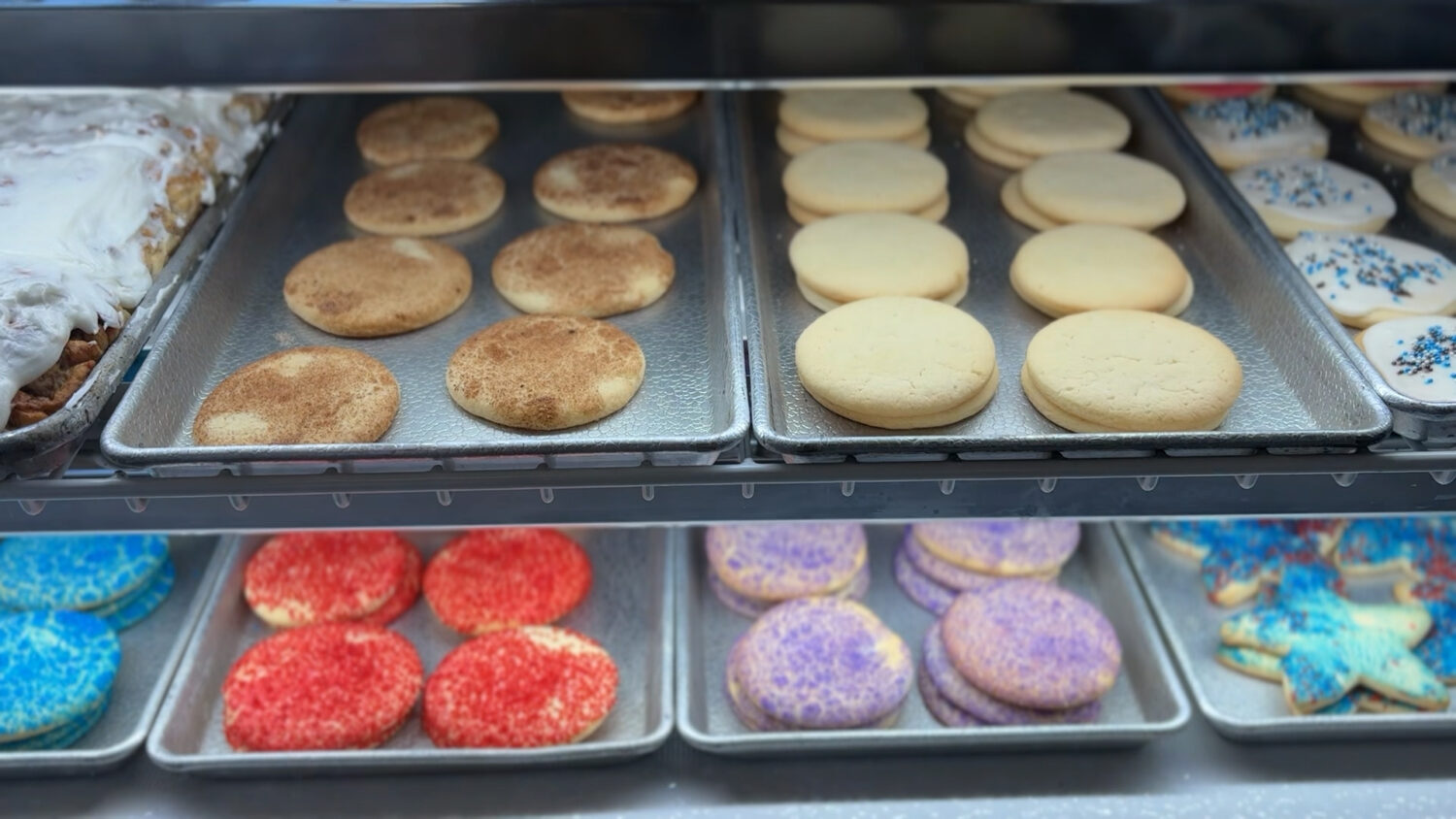 Cookies are among some of the selections available at Topper Bakery in Ogden Wednesday. The bakery held a soft reopening after rebuilding from a fire four years ago.