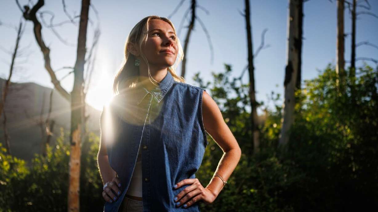 Jane Housley, a Brigham Young University graduate, is pictured. Housley's research could help make a widely used wildfire modeling tool faster and more accurate when needed most.