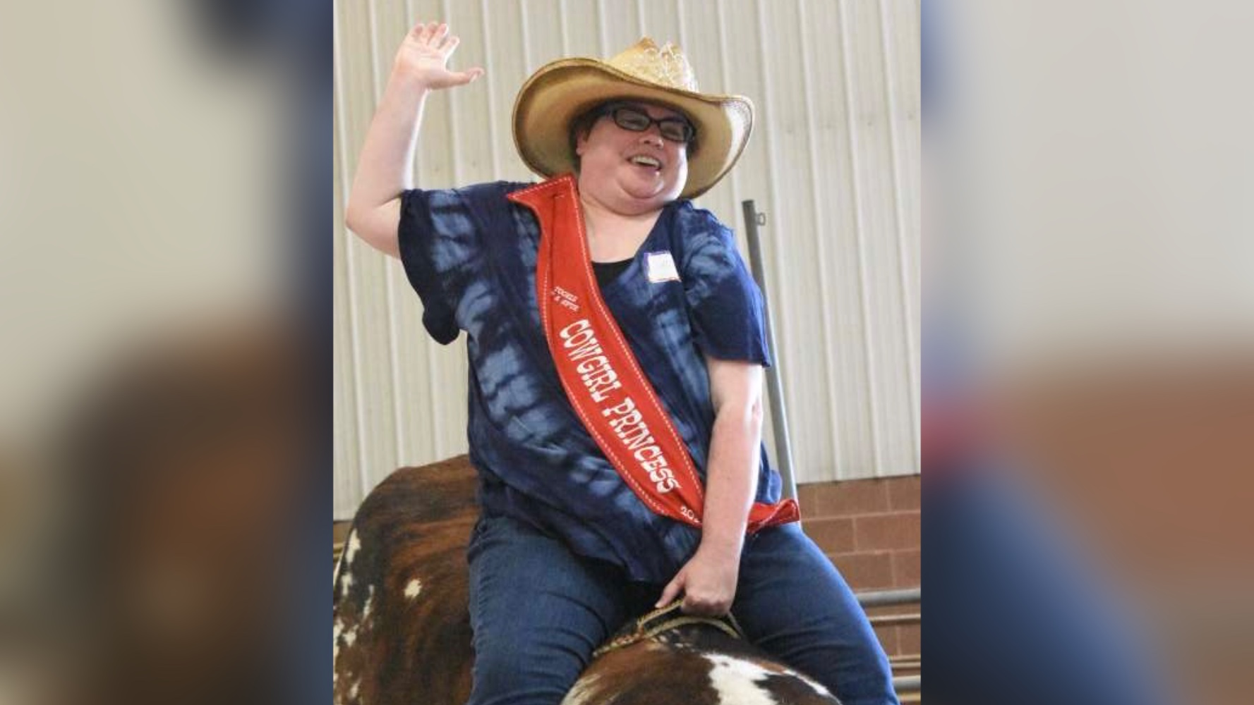 A participant in the Tooele Bit N Spur Special Needs Rodeo rides an adaptive mechanical bull. The Special Needs Rodeo is planned for Saturday, June 28, and is free for all.