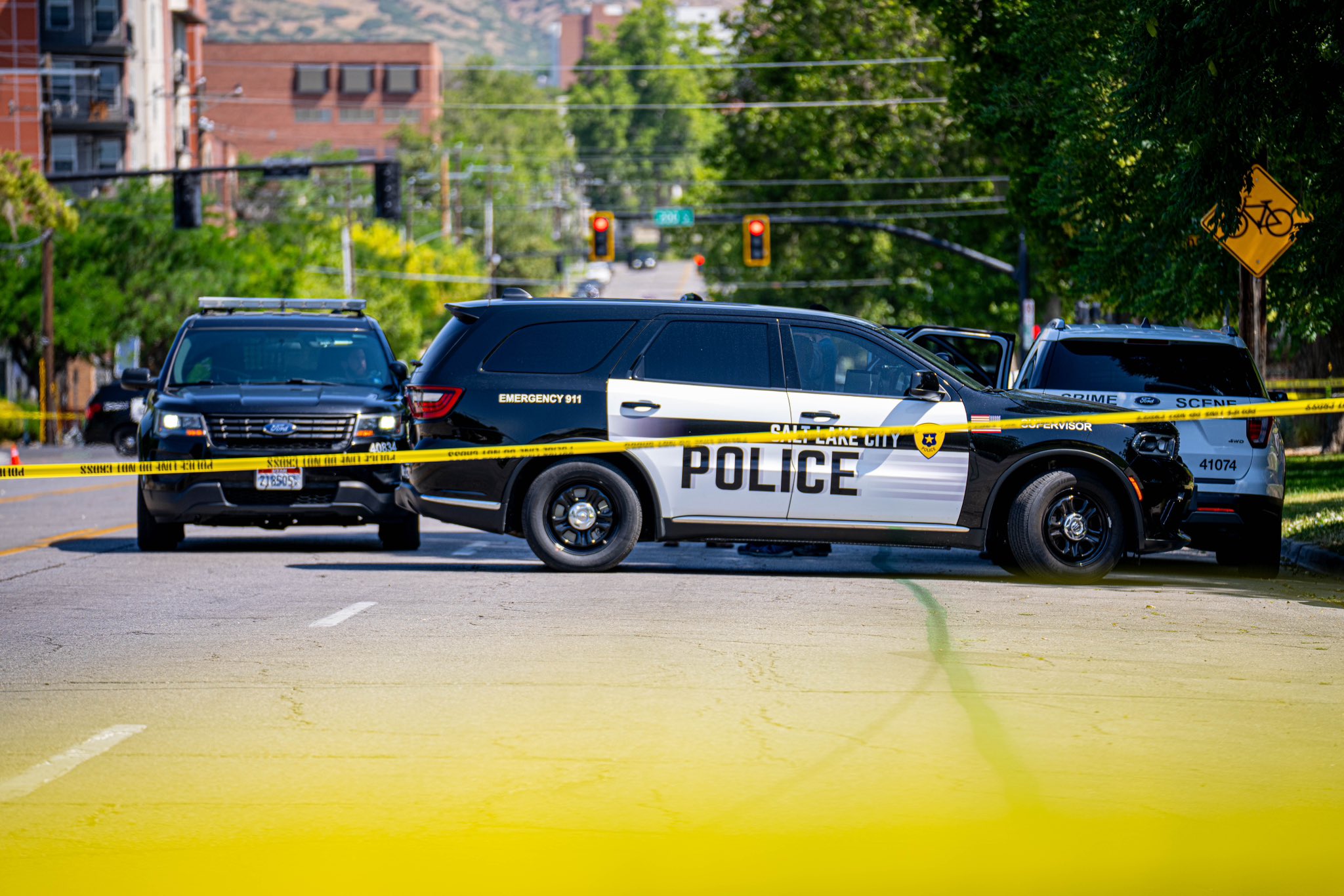 Salt Lake police said a woman was hit and killed near 245 S. 400 East on Saturday.