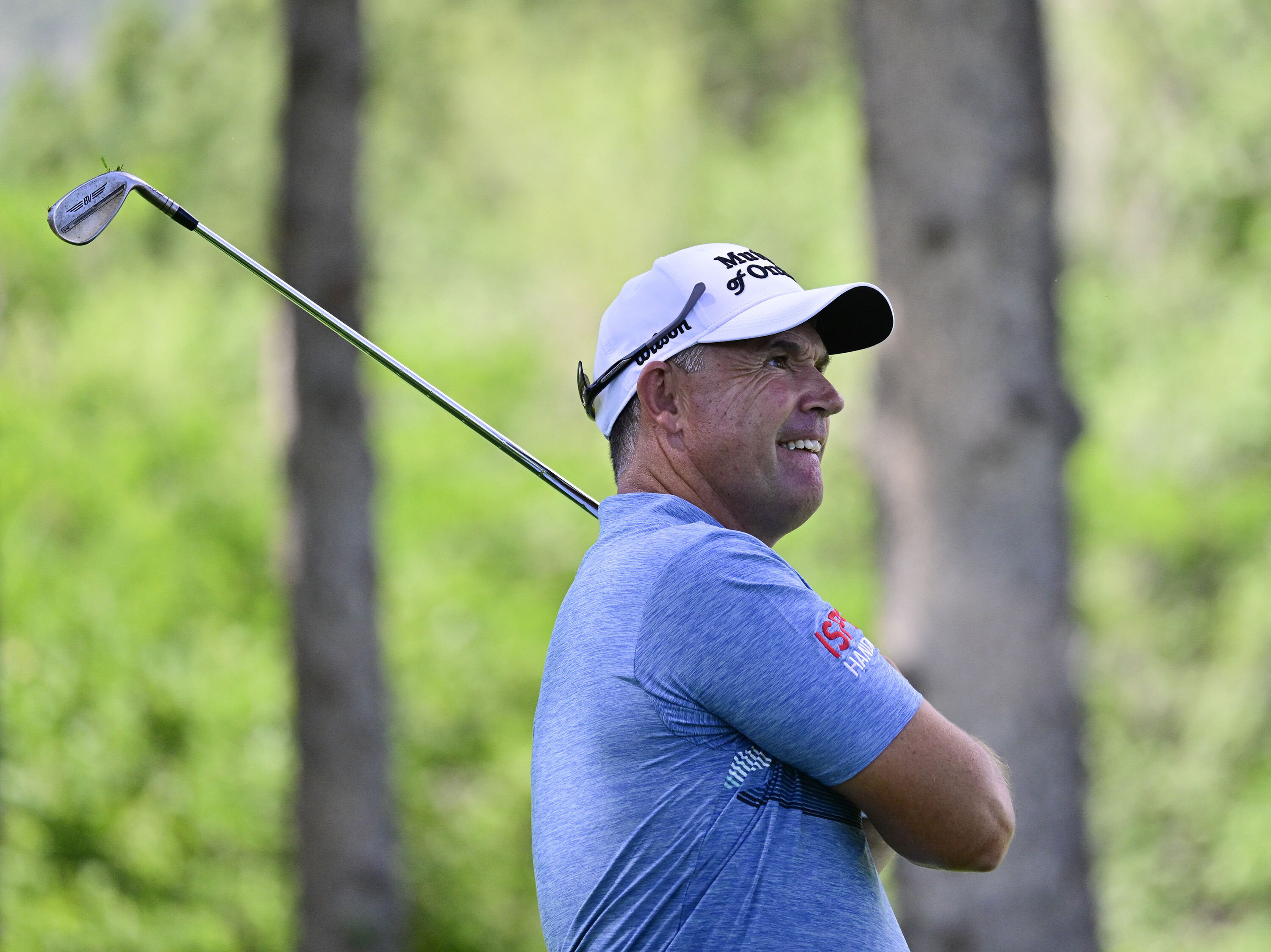 Search and annoy: Harrington, NBC's Maltbie caught in tiff over lost ball at US Senior Open