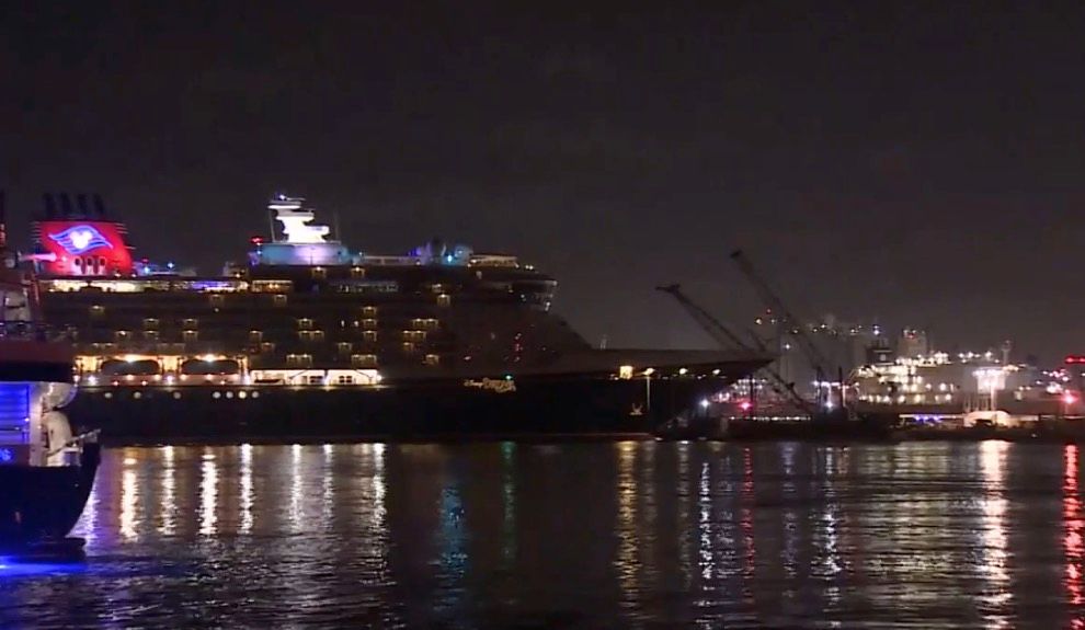 Disney cruise returns to port after child falls overboard at sea; father jumps in to rescue