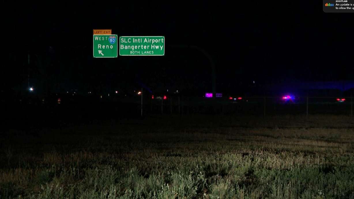 A man wanted for allegedly shooting at a tow-truck driver led Salt Lake police on a dangerous chase Sunday night during which there was an exchange of gunfire.