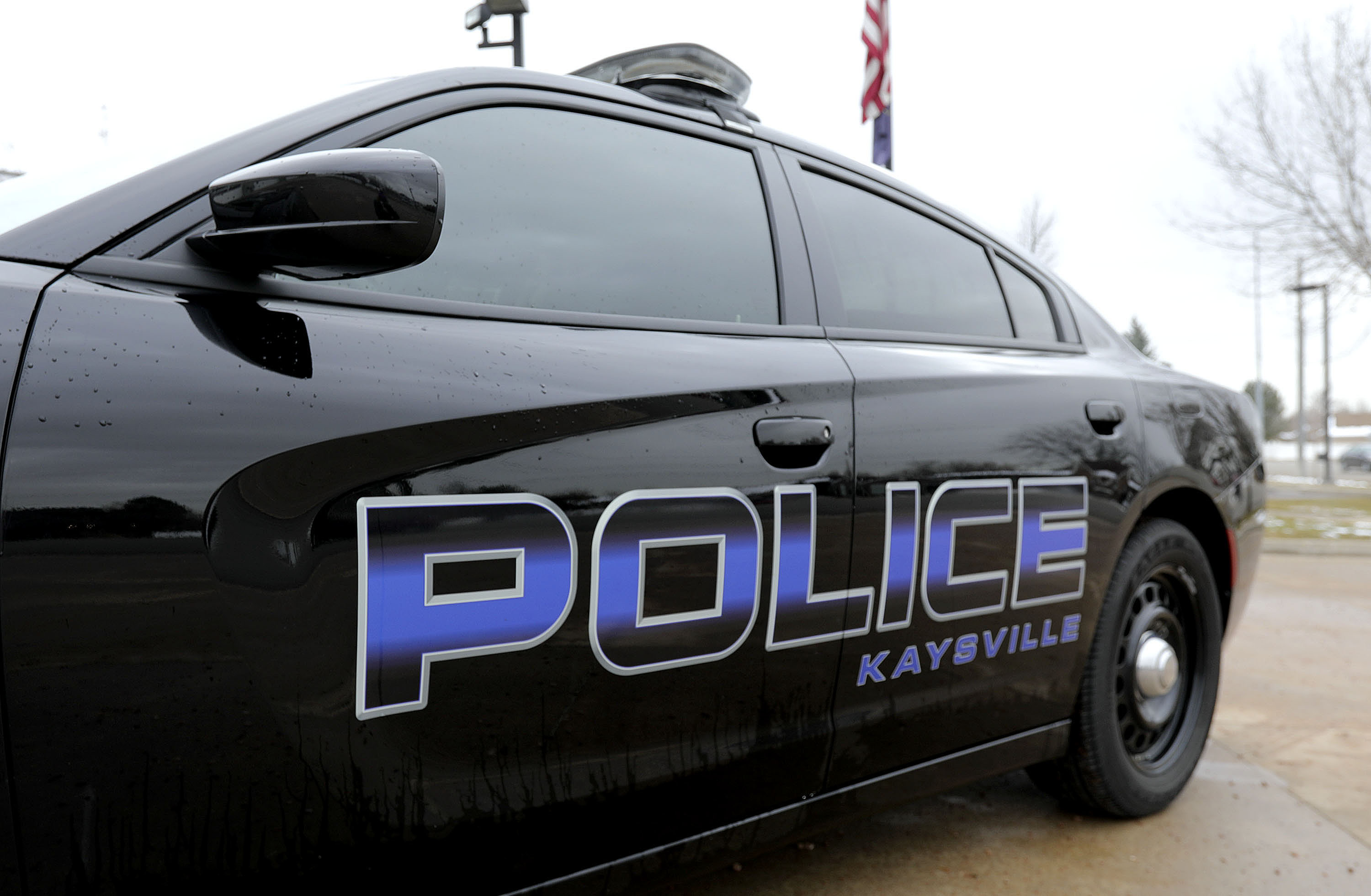 A cyclist was hospitalized after being hit by a vehicle in Kaysville on Monday morning, according to police.
