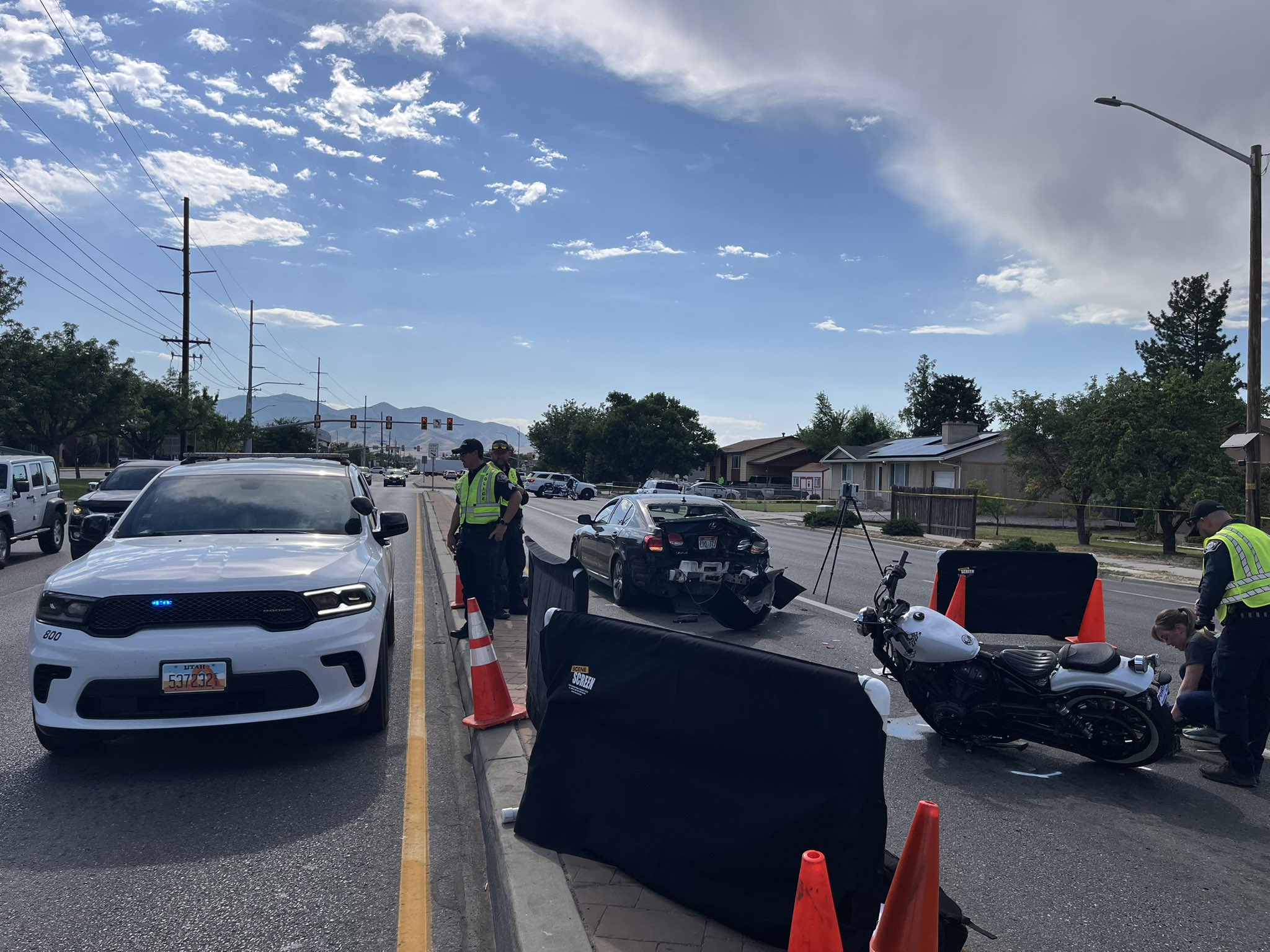 Man dies after West Valley police say he lost control of motorcycle and hit car