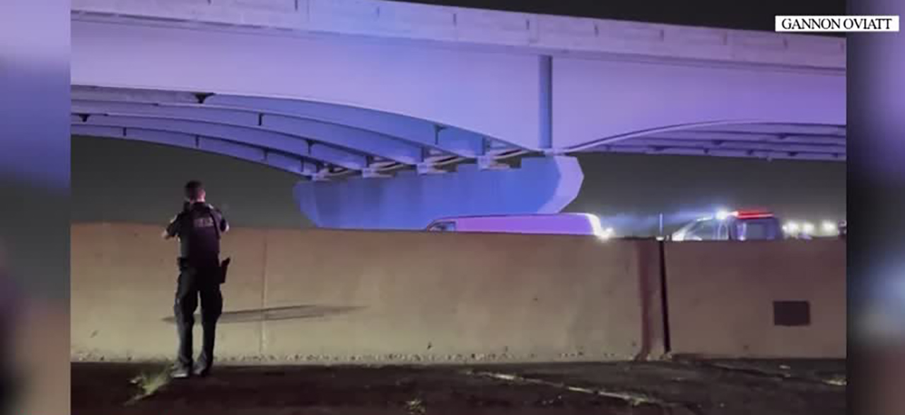 Utah Valley University student Gannon Oviatte was in a car on I-80 Sunday when he heard gunfire from a shootout.