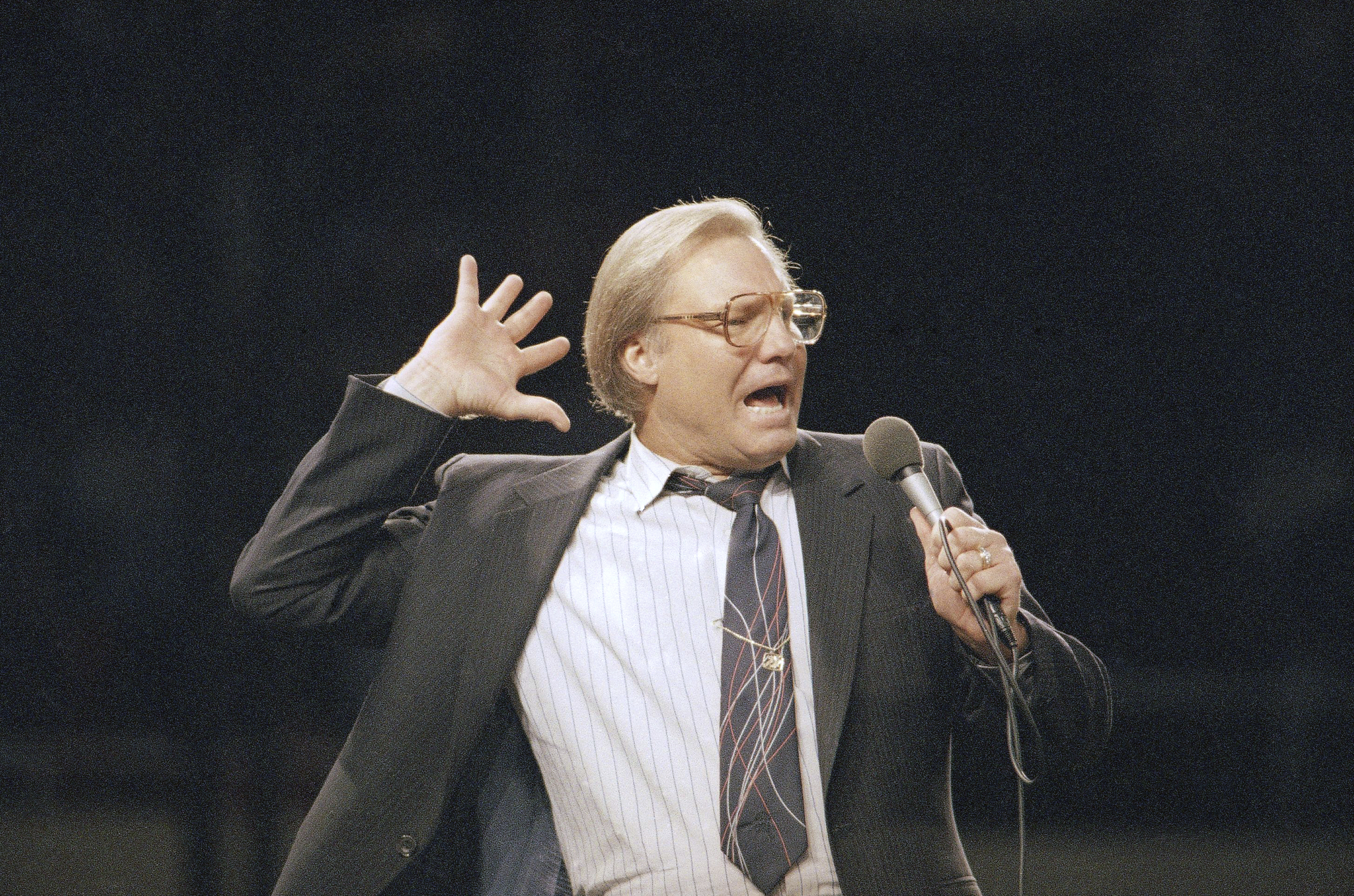 Televangelist Jimmy Swaggart, whose ministry was toppled by prostitution scandals, dies at 90