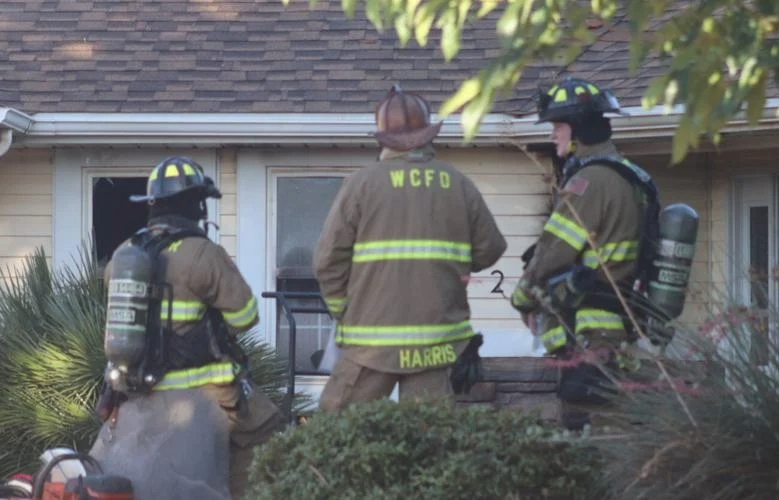 Washington, Washington County, firefighters respond to a fire at a home on 1900 East off Washington Dam Road on Monday. The home, valued at $750,000, was considered a total loss, according to fire officials.