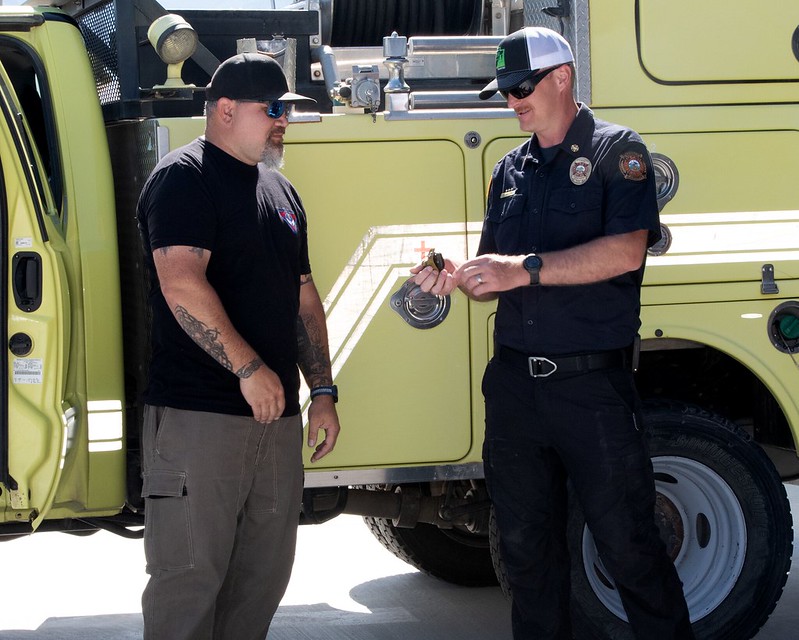 Tooele County fire department gifted fire truck to assist with wildfires