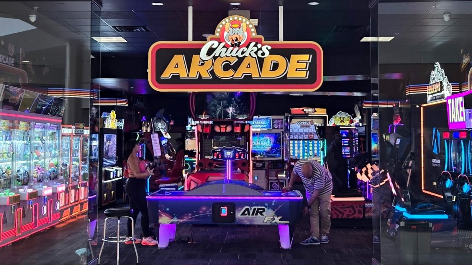 Chuck E. Cheese is opening "Chuck's Arcade," a spin-off aimed at adults.
