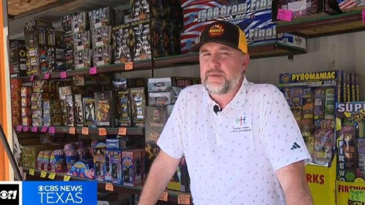 Jonathan Cook, a fireworks stand's co-owner, is offering a burglar a $200 reward and even a job if he turns himself in and can give back any of the stolen merchandise.