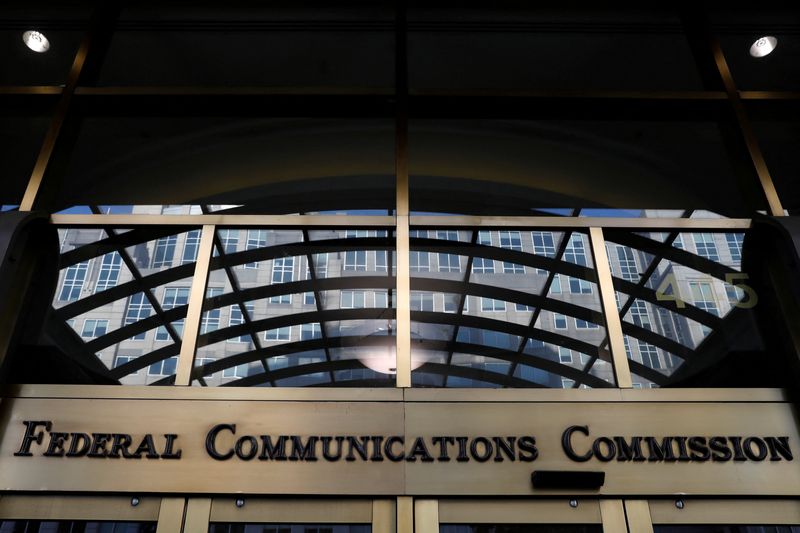 The Federal Communications Commission in Washington, Aug. 29, 2020. The commissioner called the settlement of President Trump's lawsuit against Paramount late Tuesday "desperate."