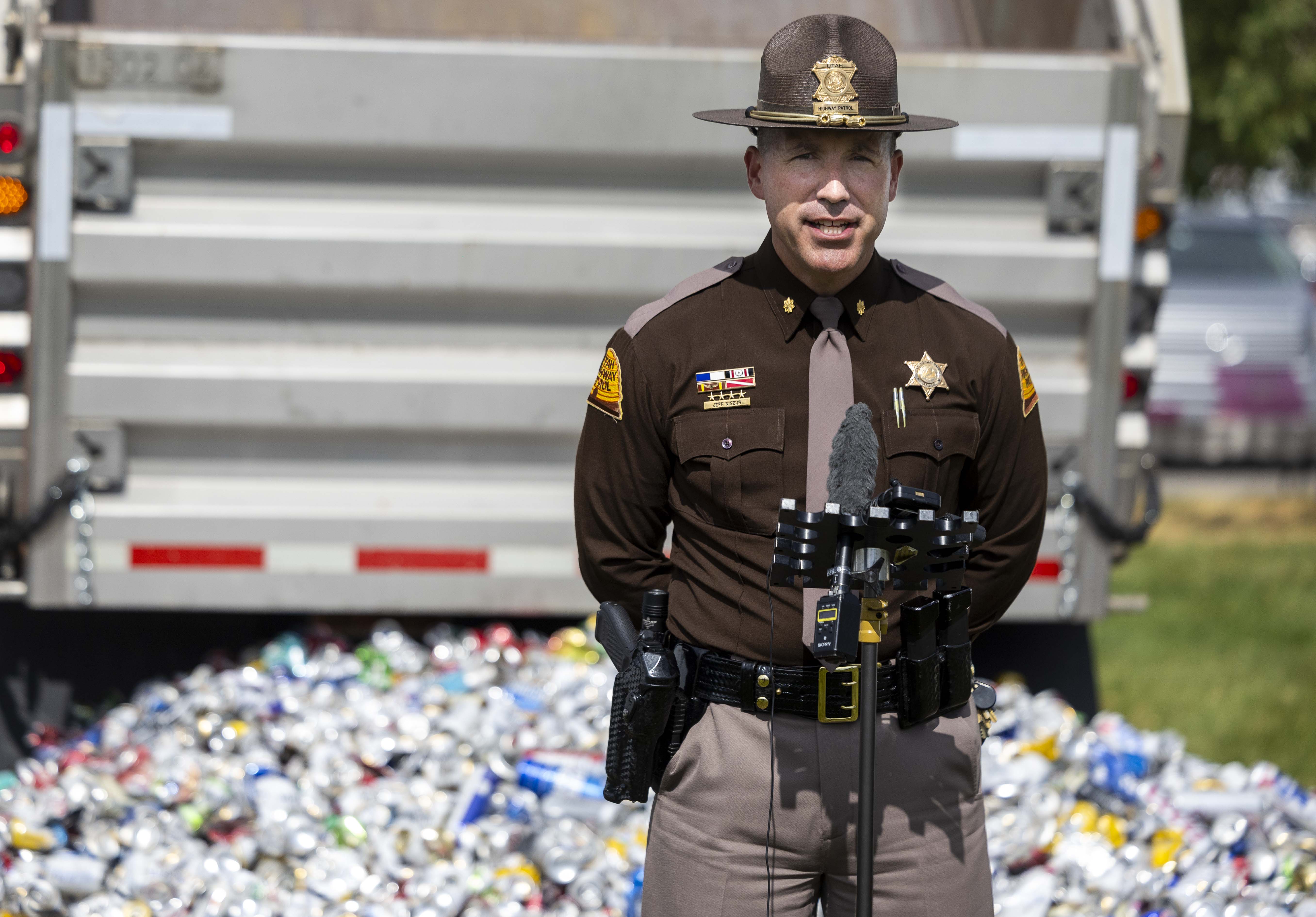11,000+ aluminum cans serve as reminder of 'astronomical' problem of drunk driving