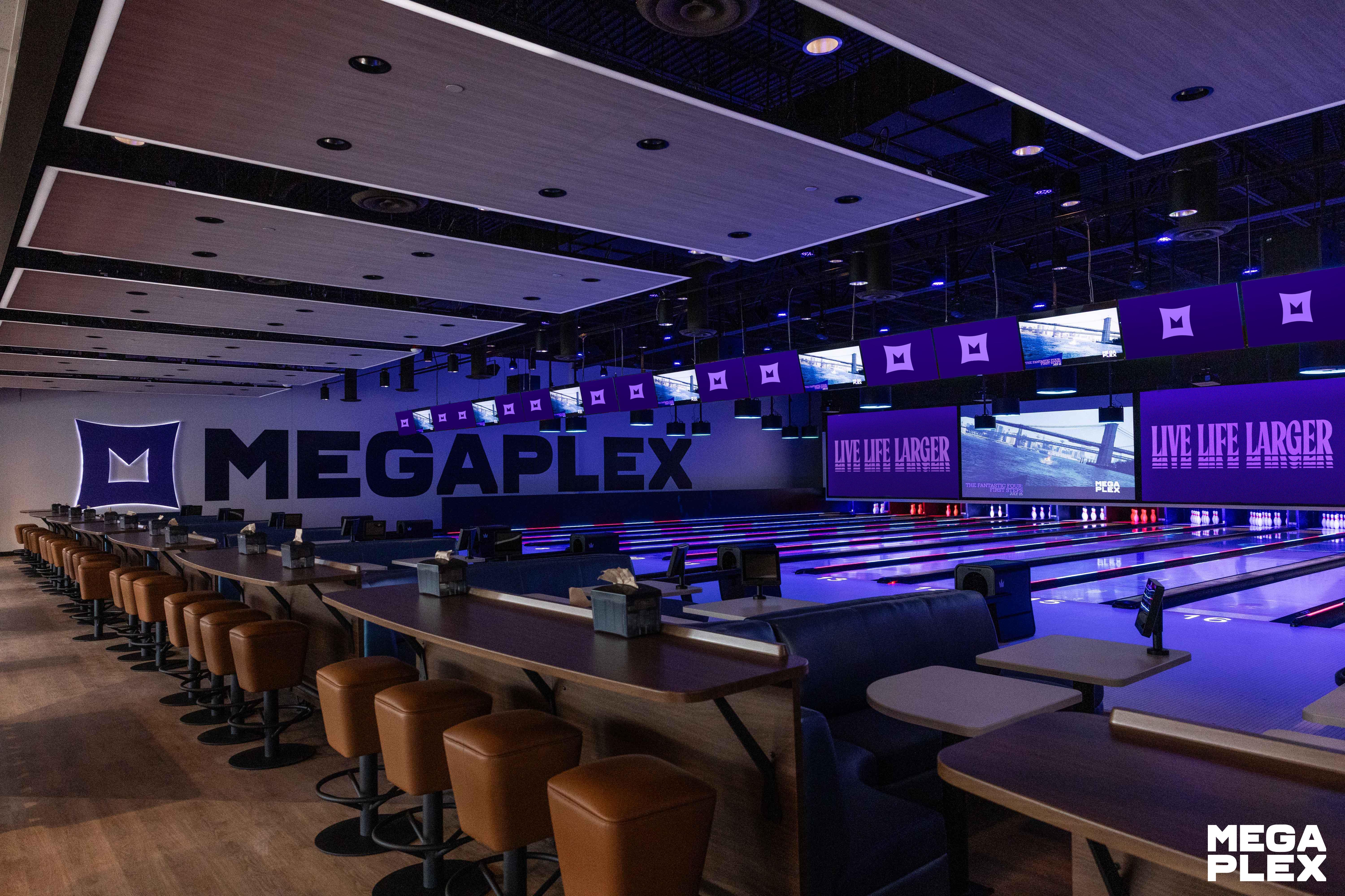 The entertainment offerings around America First Square in Daybreak continue to expand with Larry H. Miller Megaplex on Wednesday opening its first-of-a-kind cinema entertainment center.