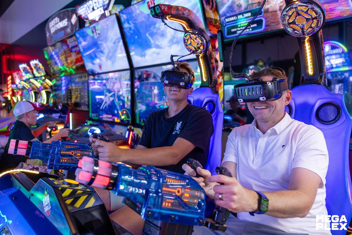 The entertainment offerings around America First Square in Daybreak continue to expand with Larry H. Miller Megaplex on Wednesday opening its first-of-a-kind cinema entertainment center.