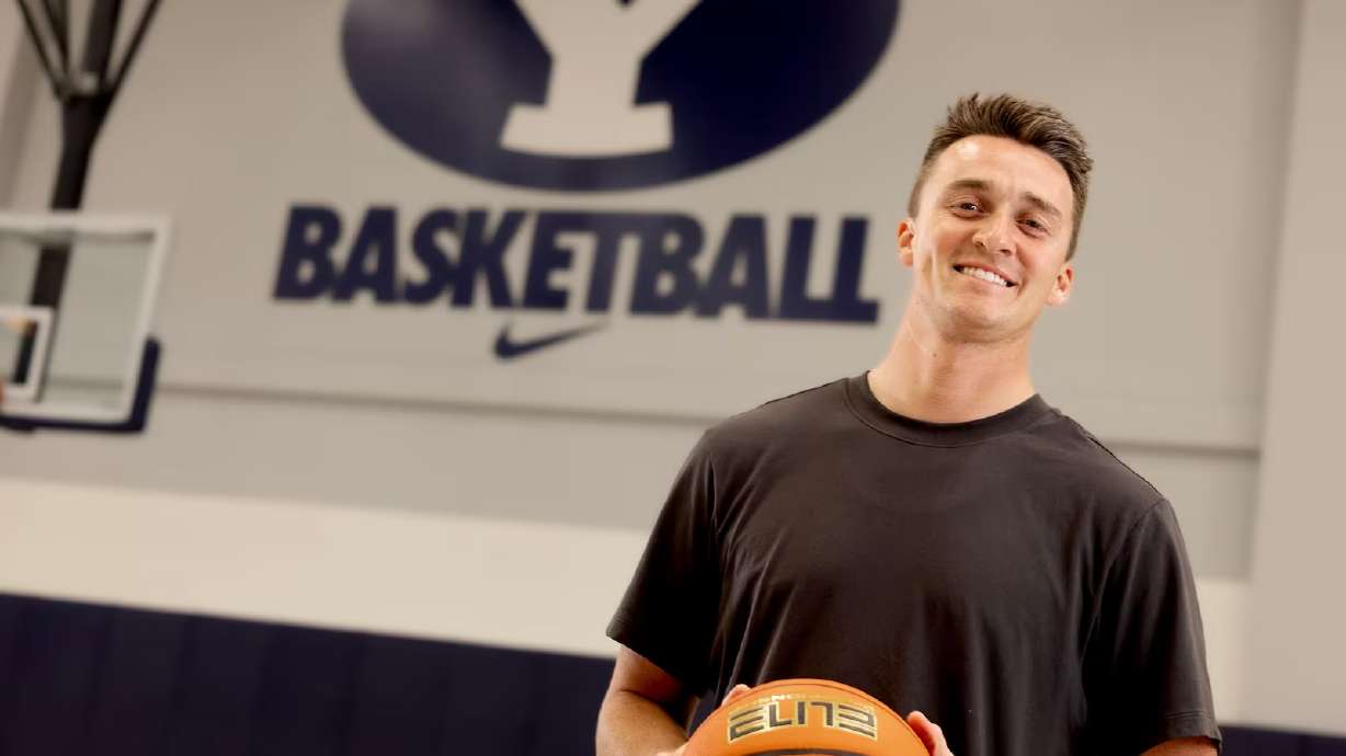 BYU basketball player Jared McGregor is pictured in Provo on Friday, June 27, 2025.