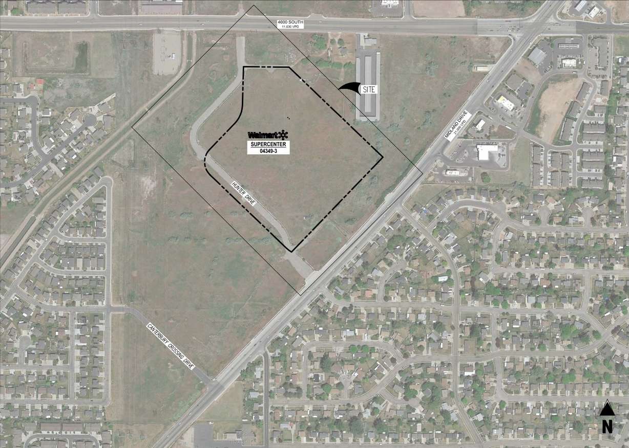 The planning document shows the site of a proposed Walmart Supercenter in West Haven. City leaders approved a site plan for the outlet on Wednesday, July 2.