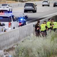 Motorcyclist dies after failing to negotiate curve, crashing on I-215 in Midvale