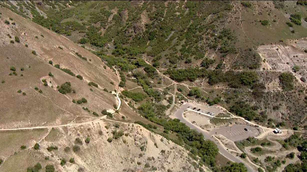 The mouth of Slate Canyon in Provo on May 9, 2025. Provo is moving forward to potentially place 115 acres near Slate Canyon into a conservation easement.