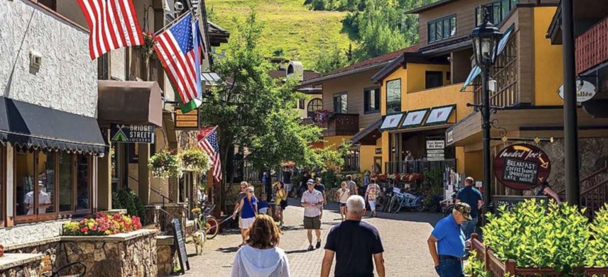 An artist's rendering depicts proposed retail near Slate Canyon in Provo.