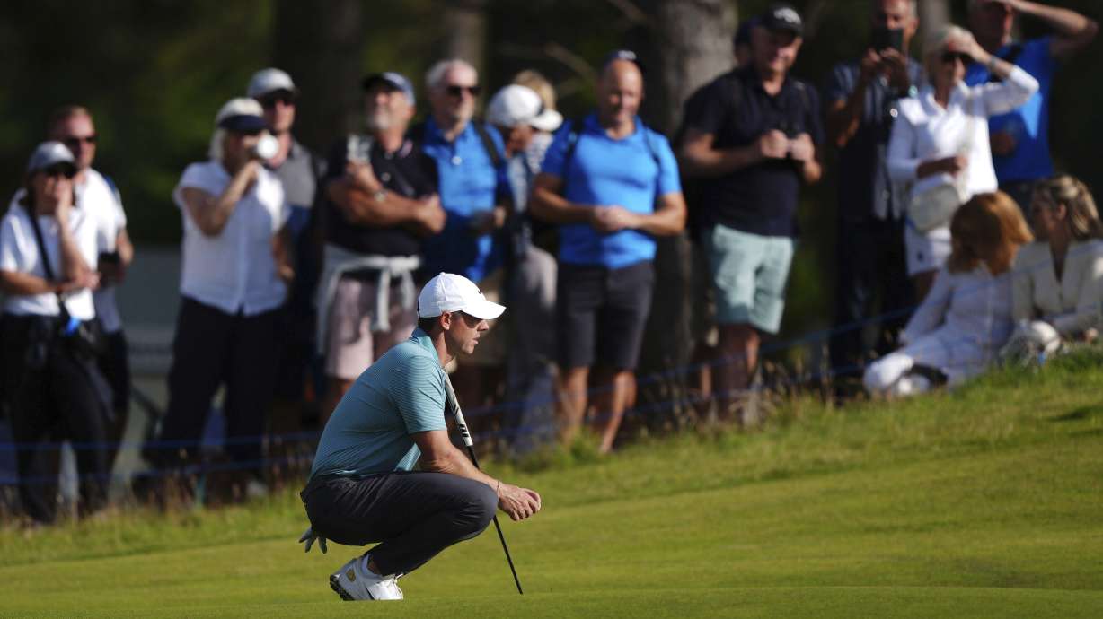 Northern Ireland's Rory McIlroy during day one of the Scottish Open 2025 at The Renaissance Club, in North Berwick, Scotland, Thursday, July 10, 2025.