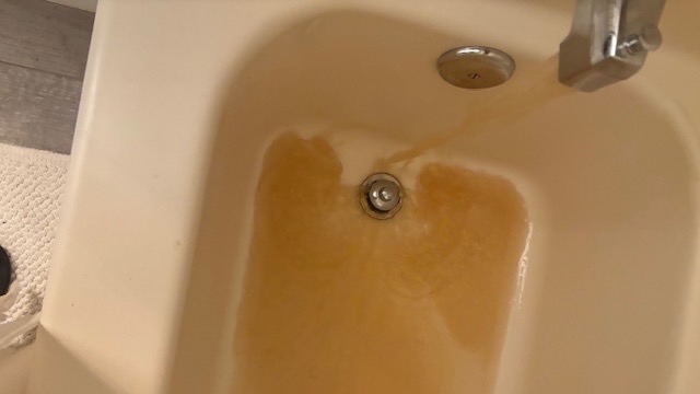 Jen Bambrough and other Ogden residents reported brownish tap water, an issue that has spurred a handful of complaints and reports dating to February.