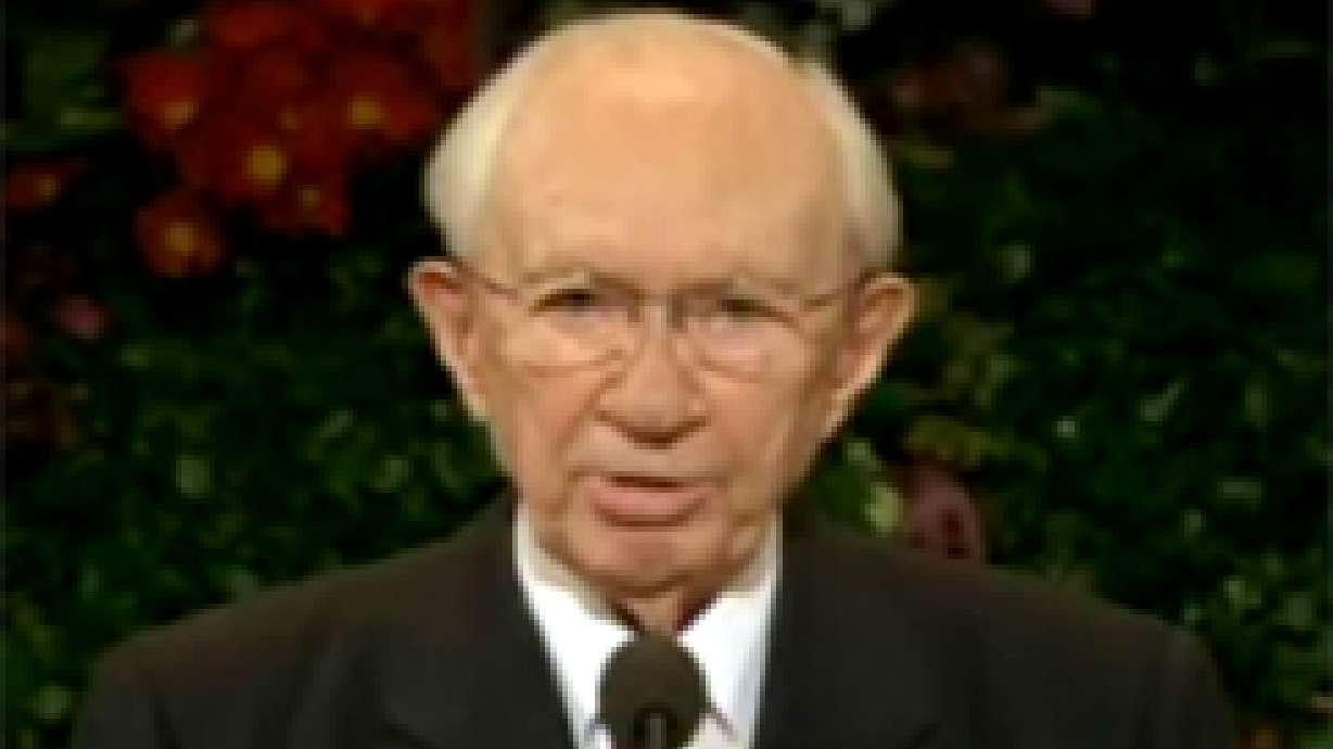 President Hinckley Says His Health is Good