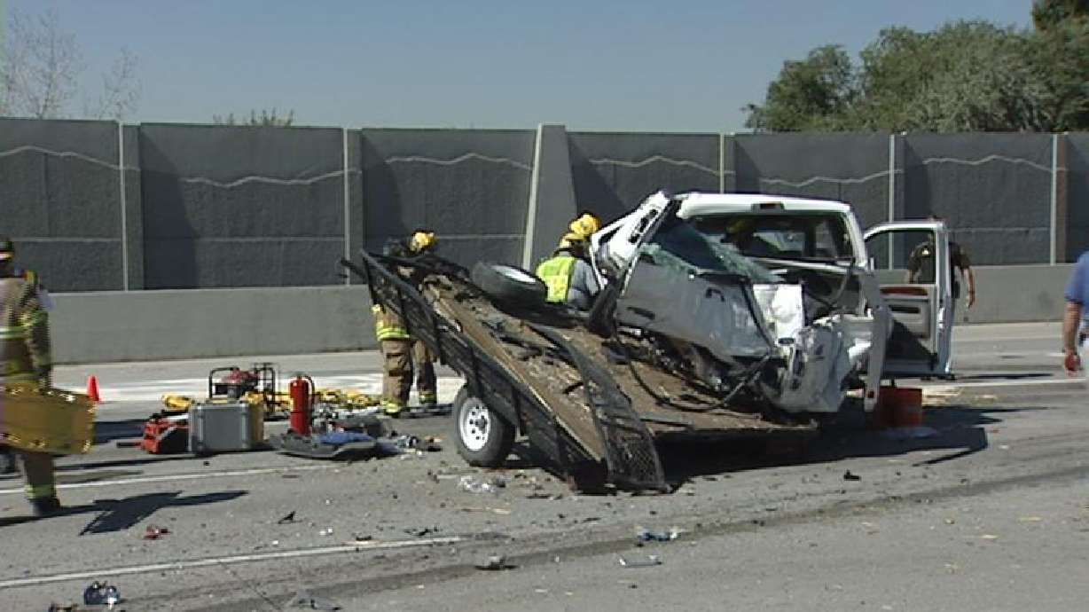 Beanbag Chair Causes Accident on I-15