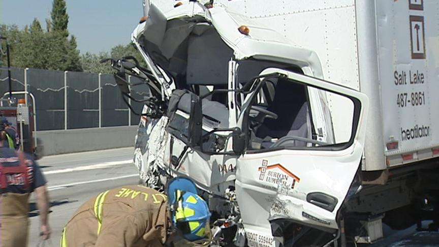 Beanbag Chair Causes Accident on I-15