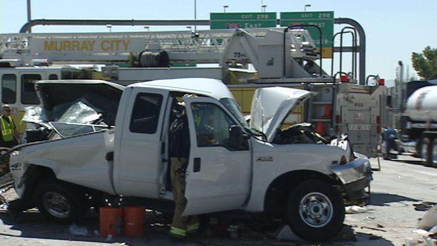 Beanbag Chair Causes Accident on I-15