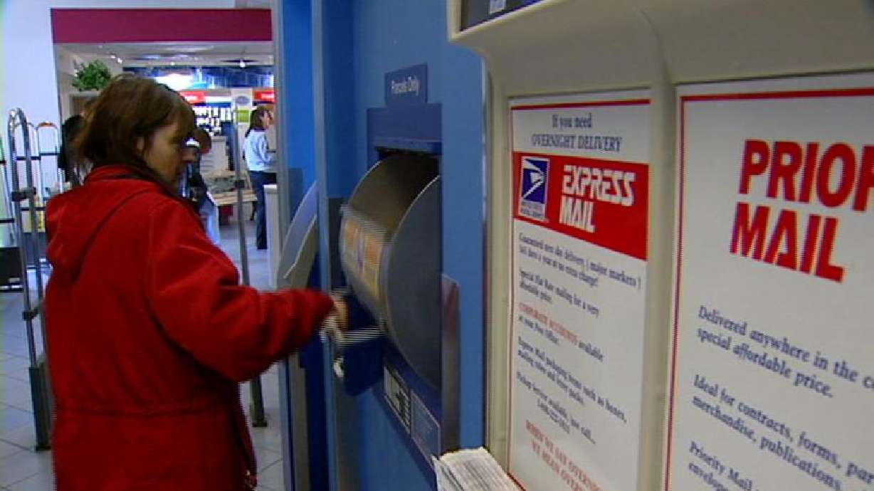 Busiest mailing day not so busy in Utah