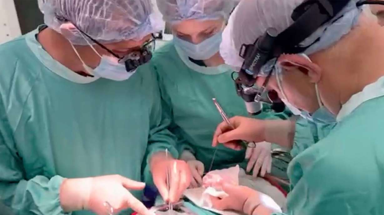 Dr. Todurov performed surgery after racing across Kyiv under Russia's latest aerial assault.