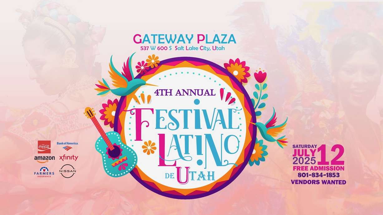 The annual Venezuela Festival and Festival Latino de Utah will be held jointly on Saturday, July 12, 2025, in Salt Lake City.