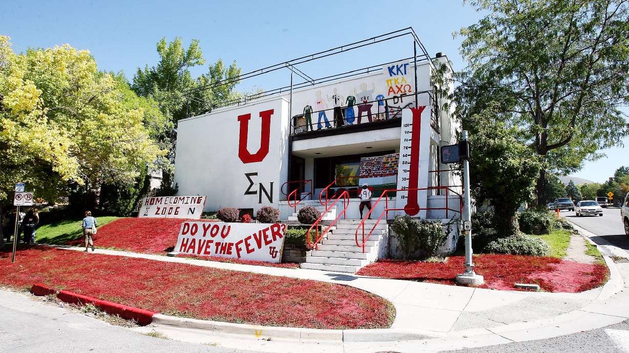 School spirit is displayed at the University of Utah Sept. 25, 2006. The Salt Lake City Council voted Tuesday to approve a new ordinance that seeks to stop "unruly" gatherings amid a growing number of complaints tied to parties near the university.