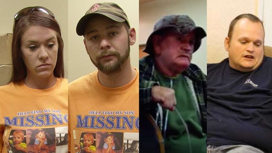 Jessica Mitchell, Vernal Kunz, Robert Walton, and Isaac Reinwand. All four adults were present when DeOrr Kunz Jr. disappeared on July 10, 2015.