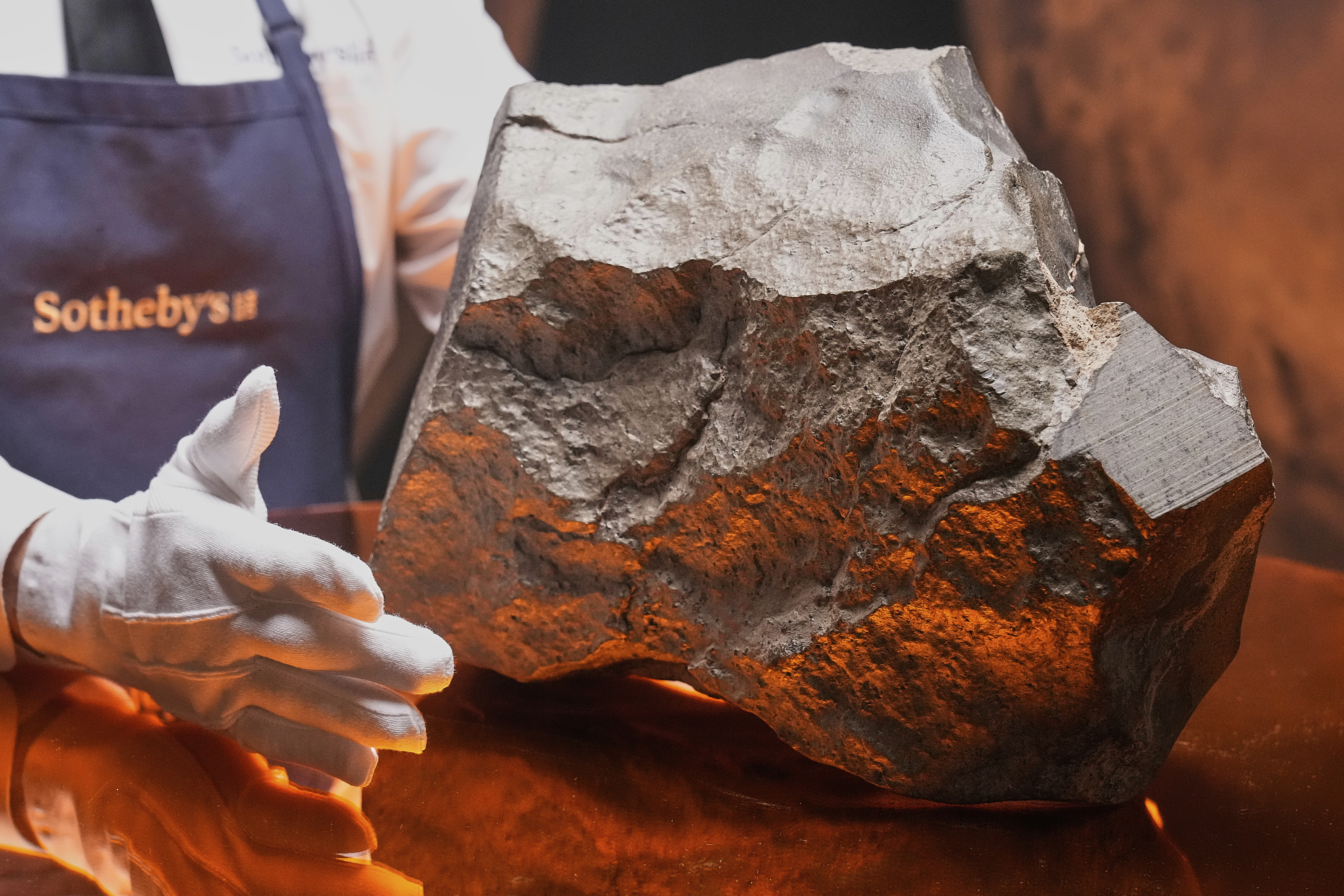 The largest piece of Mars on Earth goes up for public sale in New York