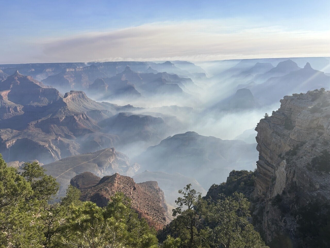 Wildfire destroys a historic Grand Canyon lodge and other structures