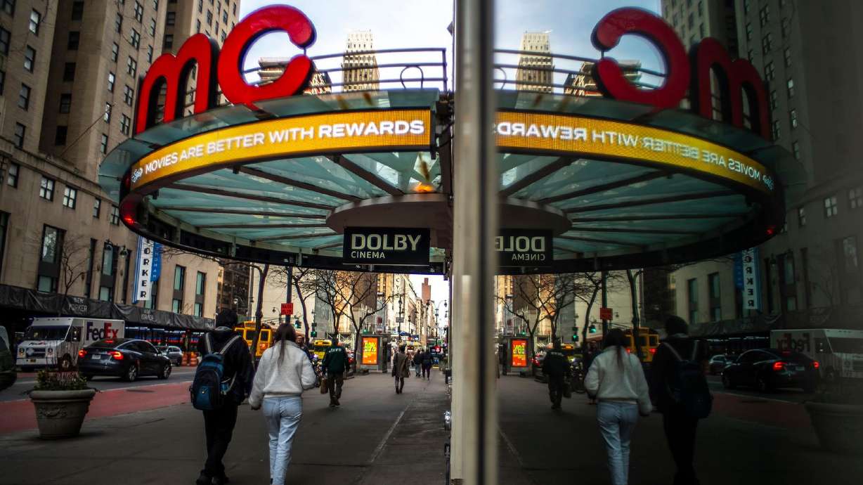 An AMC theater on 34th Street in New York City on Feb. 26. AMC CEO Adam Aron cited “overwhelmingly positive guest response” for expanding the 50% discount to Tuesday tickets.