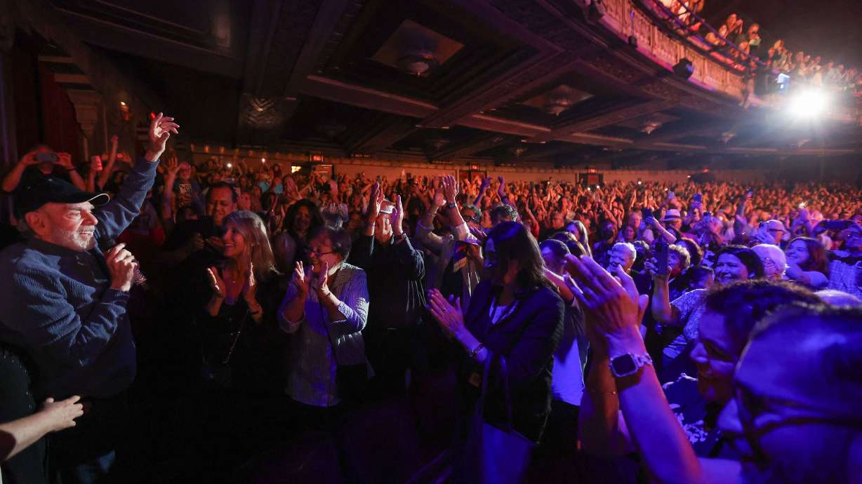 Neil Diamond is seen here at a performance of "A Beautiful Noise" at the Hollywood Pantages in Los Angeles on July 12.