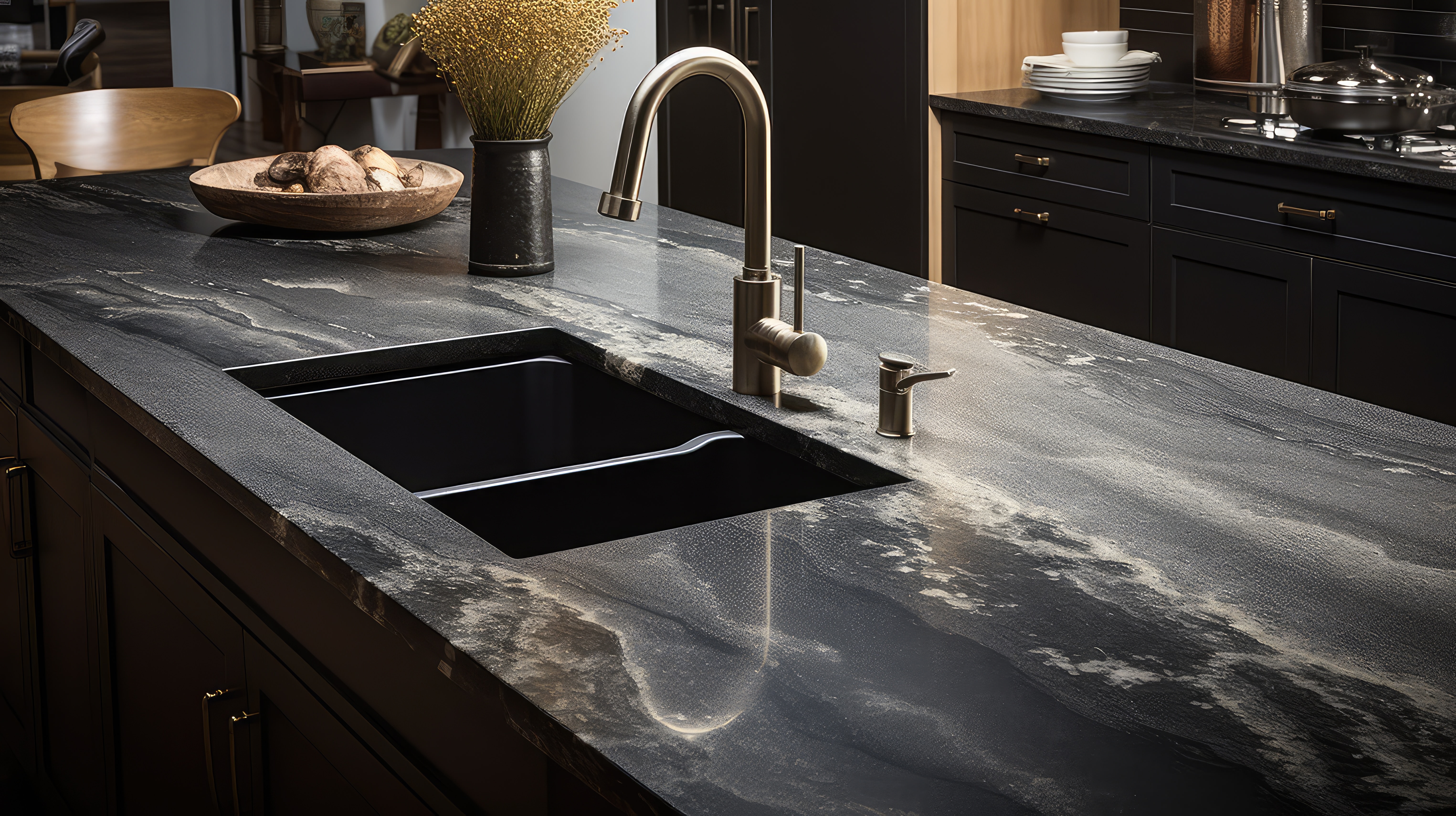 Countertop and solid surface trends: Texture, sustainability, and drama
