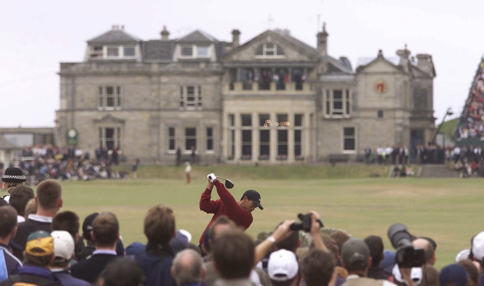 BRITISH OPEN '25: Tiger Woods and Tom Watson part of history at golf's oldest championship