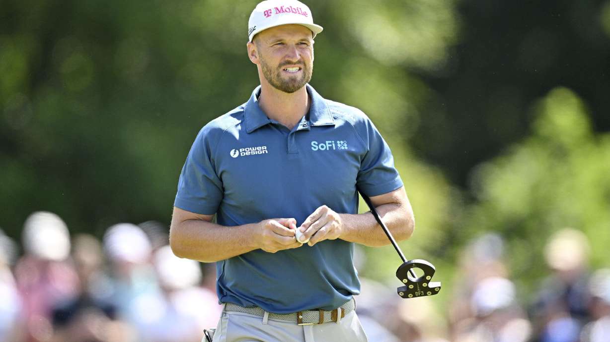Wyndham Clark of the US on day four of the Scottish Open 2025 at The Renaissance Club, North Berwick, Scotland, Sunday July 13, 2025.