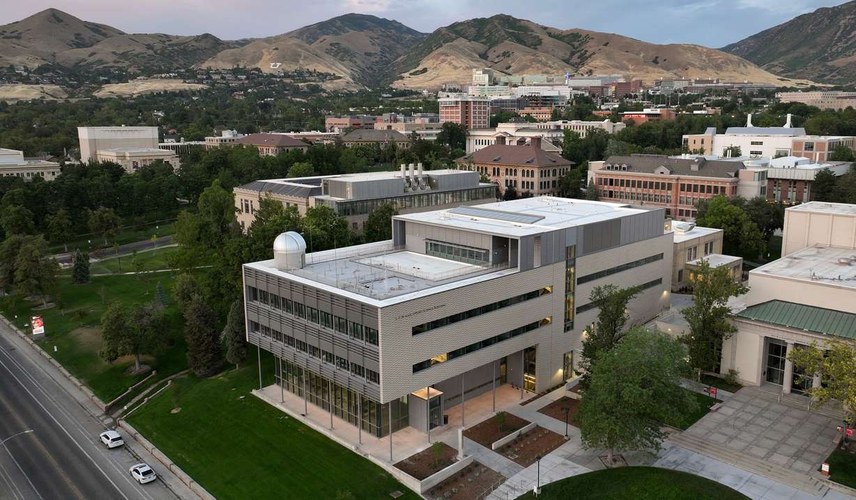 The new L.S. Skaggs Applied Science Building is pictured at the University of Utah in Salt Lake City on Monday.