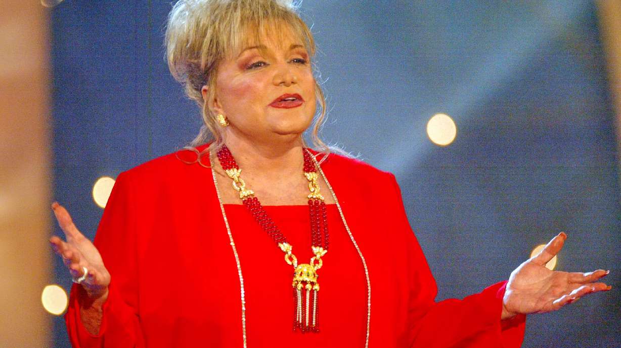 Singer Connie Francis performs during the dress rehearsal of the German TV show "Summer Party of Folk Music" in Magdeburg, Germany, June 5, 2004. Francis has died at age 87.