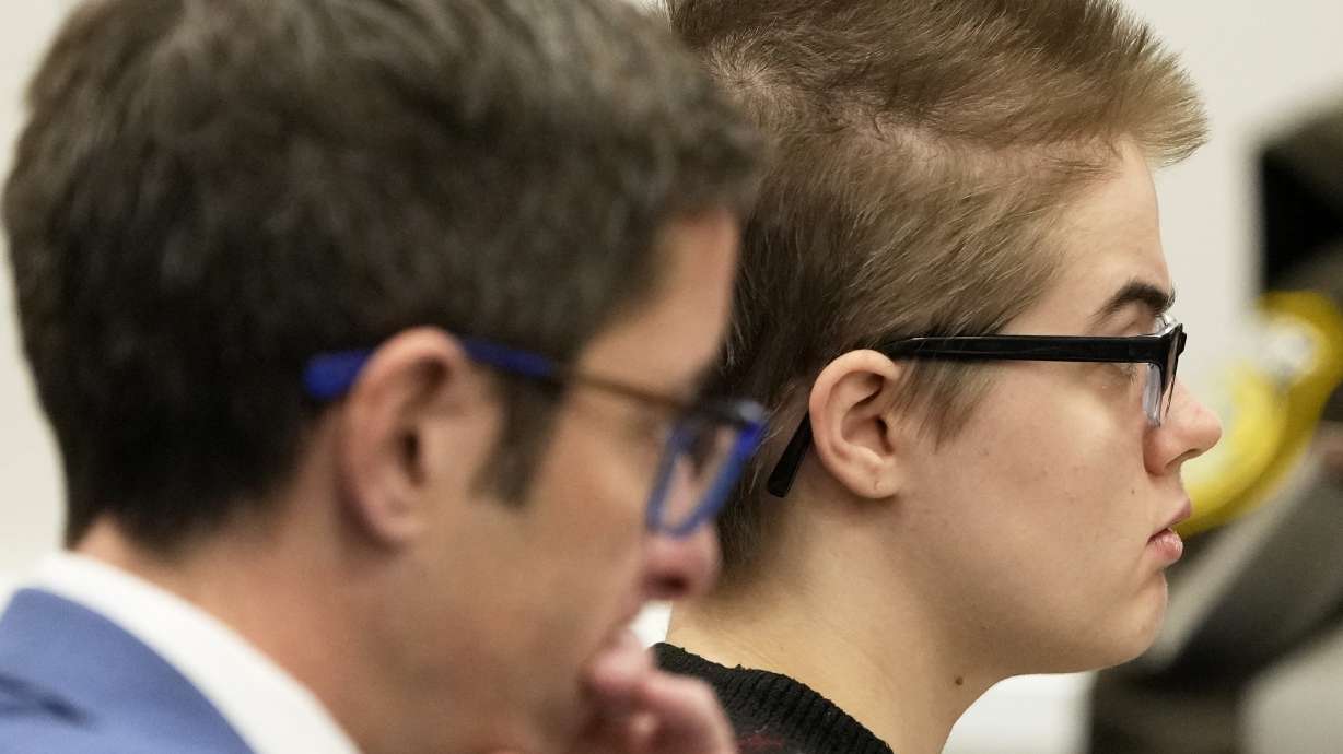 Morgan Geyser appears in a Waukesha County courtroom, Jan. 9, in Waukesha, Wis. Thursday, a judge OK'd a plan for her release from a mental hospital.
