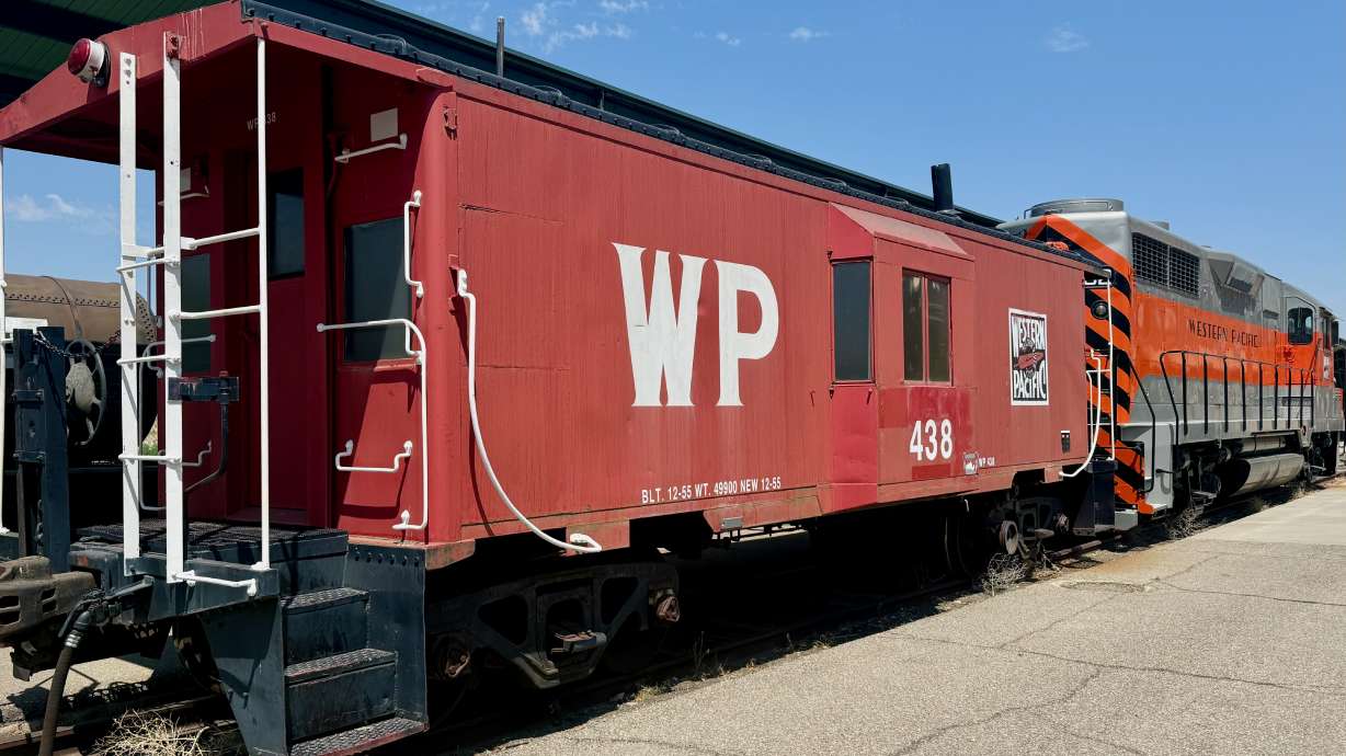The Utah State Railroad Museum in Ogden has acquired a Western Pacific caboose, built in 1955, and it will be opened to the public for viewing on Saturday.