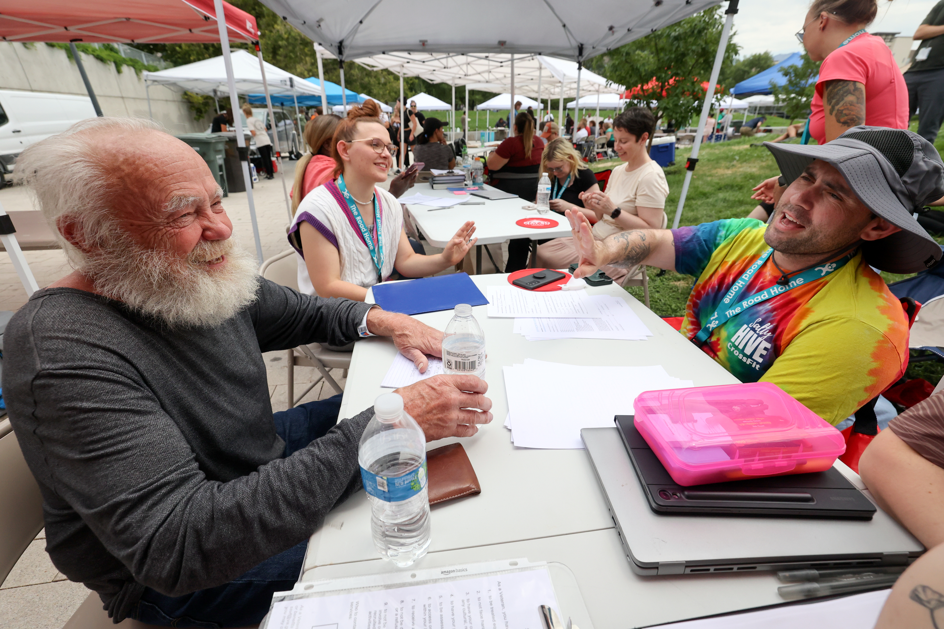 Veteran surge event connects unsheltered veterans to resources and homes