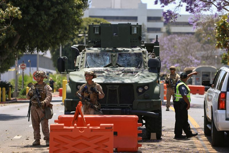 Marines ending Los Angeles deployment, Pentagon says